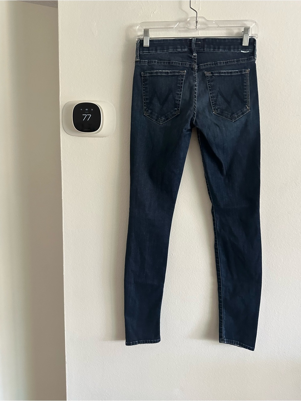 MOTHER the looker no play Dark Indigo Skinny Jeans 26